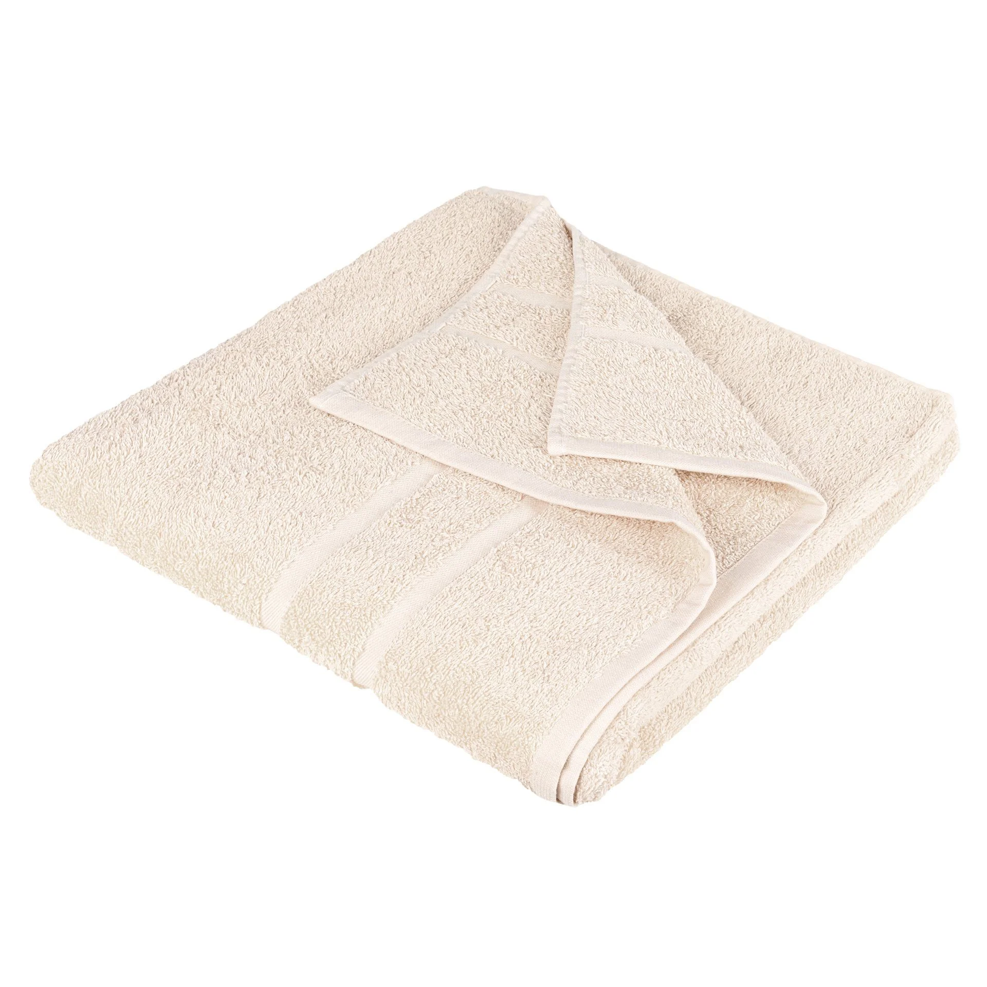 STICKANDSHINE Frottee-Handtücher – Creme, 100% Baumwolle, 500 g/m²